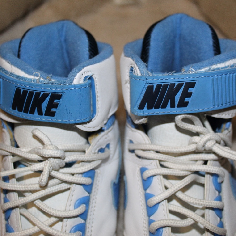 Nike Air Flight High Top 1989's (Retro Light Blue) - Picture 3 of 4